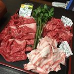牛肉と豚肉ですき焼き〜おうち飯