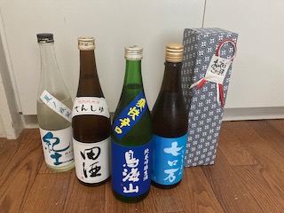 今週の日本酒（四合瓶はジャケ買い）