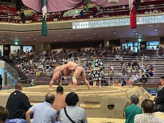 初めての大相撲観戦