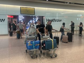 70代後半の母がロンドン上陸