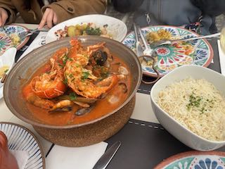 リスボンで魚介料理堪能