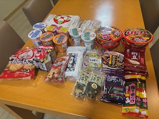 届けて、日本食