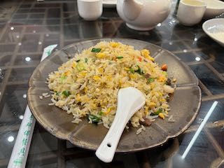 揚州で揚州炒飯
